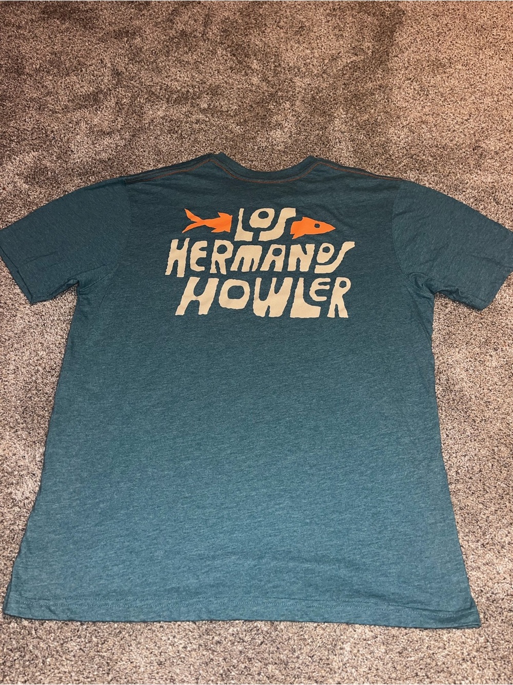 Howler bros tee teal sz large euc